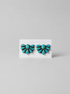 Wooten & Co. Avery turquoise cluster earrings featuring genuine stones set in sterling silver with a Southwestern style.