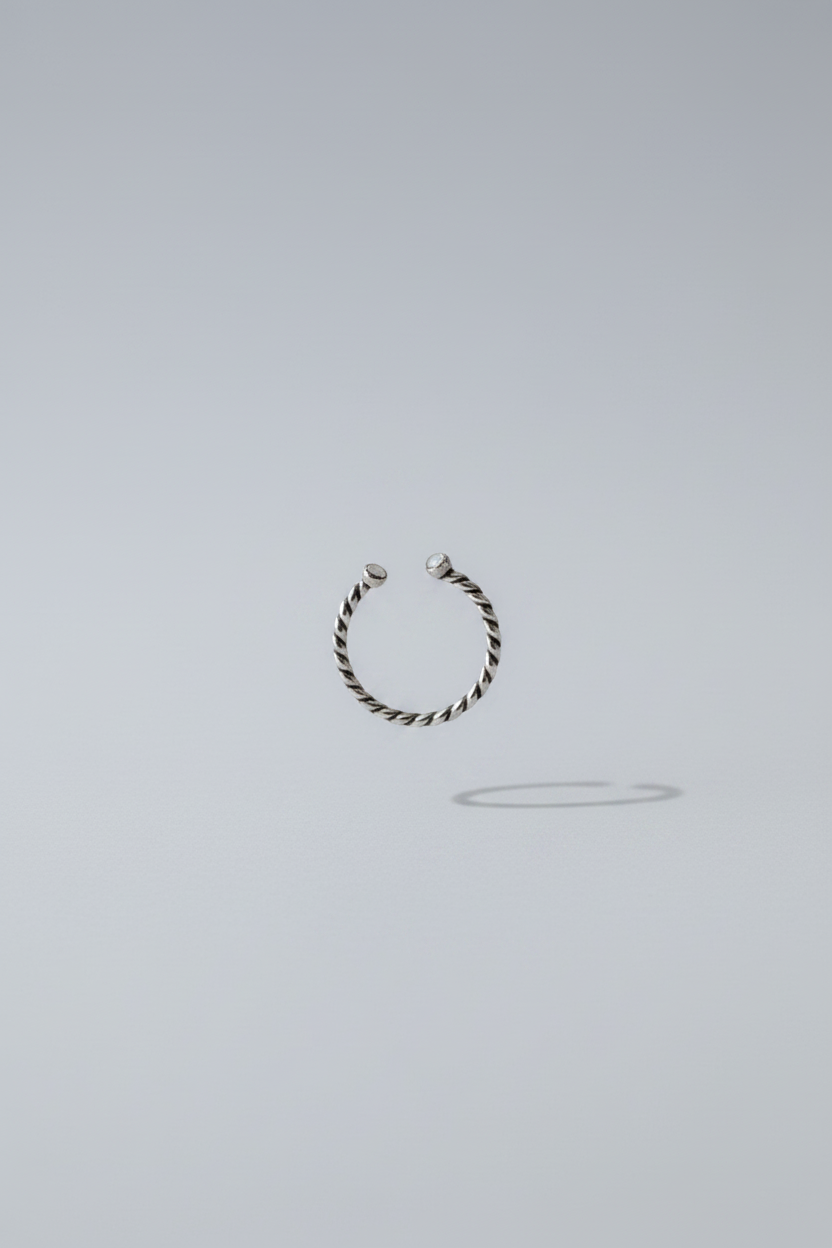 Nazareth Mother of Pearl Twist Ring - Wooten's