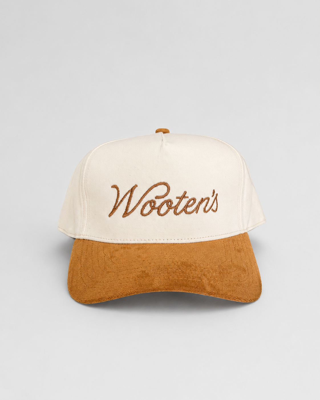Wooten’s Suedette Caramel Script Hat - Wooten's