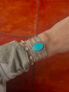 Wray Turquoise Cuff Bracelet - Horseshoe J & Co.
