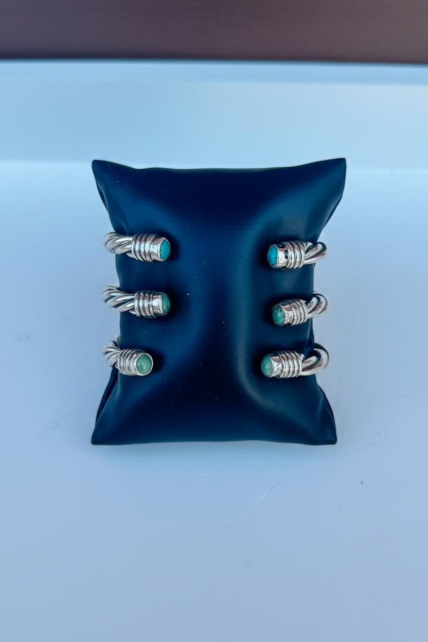 Wylie Turquoise Cable Cuff Bracelet - Wooten's