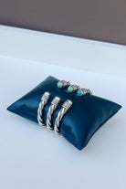 Wylie Turquoise Cable Cuff Bracelet - Wooten's