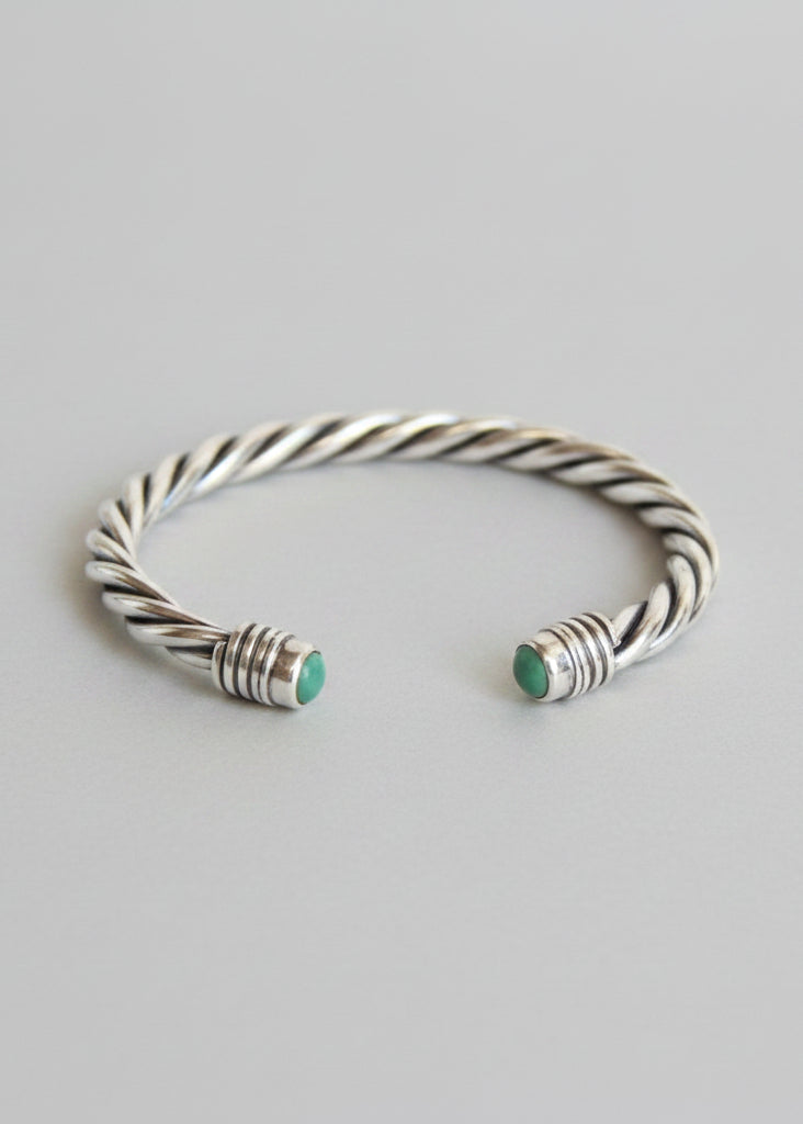 Wylie Turquoise Cable Cuff Bracelet - Wooten's