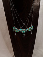 Yantis Turquoise Half Cluster Necklace - Wooten's