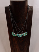 Yantis Turquoise Half Cluster Necklace - Wooten's