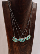 Yantis Turquoise Half Cluster Necklace - Wooten's