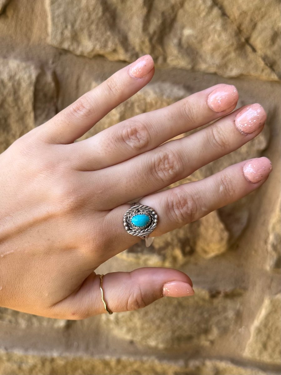 Yorktown Turquoise Ring - Horseshoe J & Co.