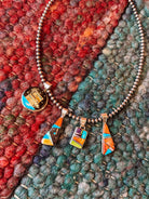 Zuni Multi - Stone Necklace Pendants - Horseshoe J & Co.